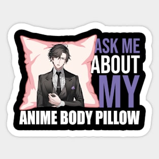 Ask Anime Body Pillow Funny Waifu Japan Otaku Hobby Fan Sticker